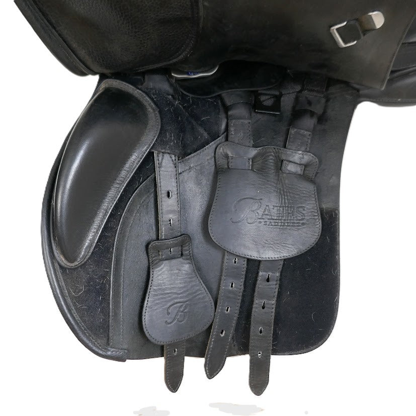 Bates Cair Caprilli SC All Purpose Saddle - 17.5" Adjustable Black TB268
