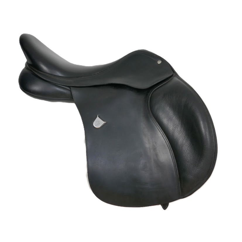 Bates Cair Caprilli SC All Purpose Saddle - 17.5" Adjustable Black TB268