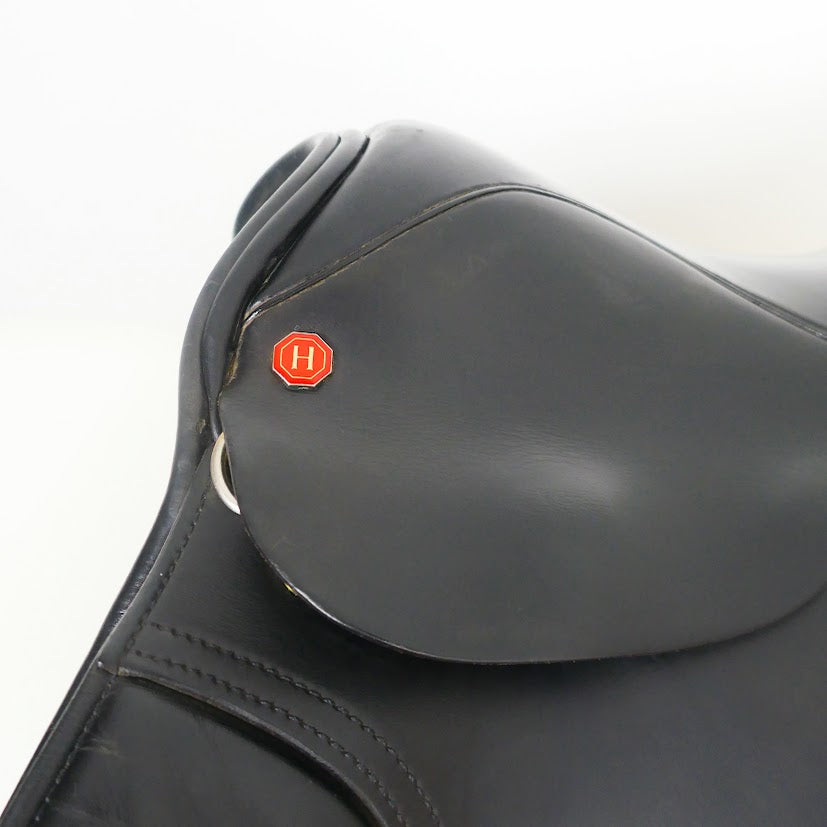 Hastilow Pony GP Saddle - 16" Medium-Wide Black TA128