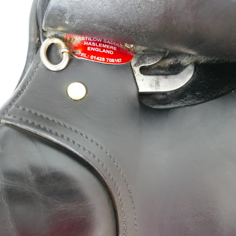 Hastilow Pony GP Saddle - 16" Medium-Wide Black TA128