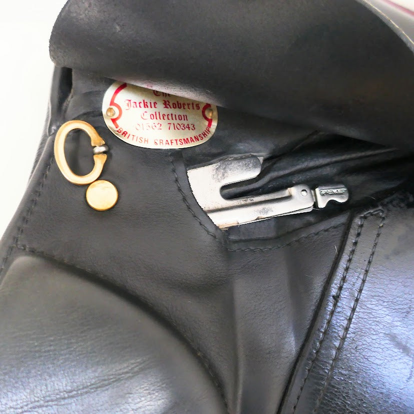 Jackie Roberts GP Saddle - 16.5" Wide Black TA129