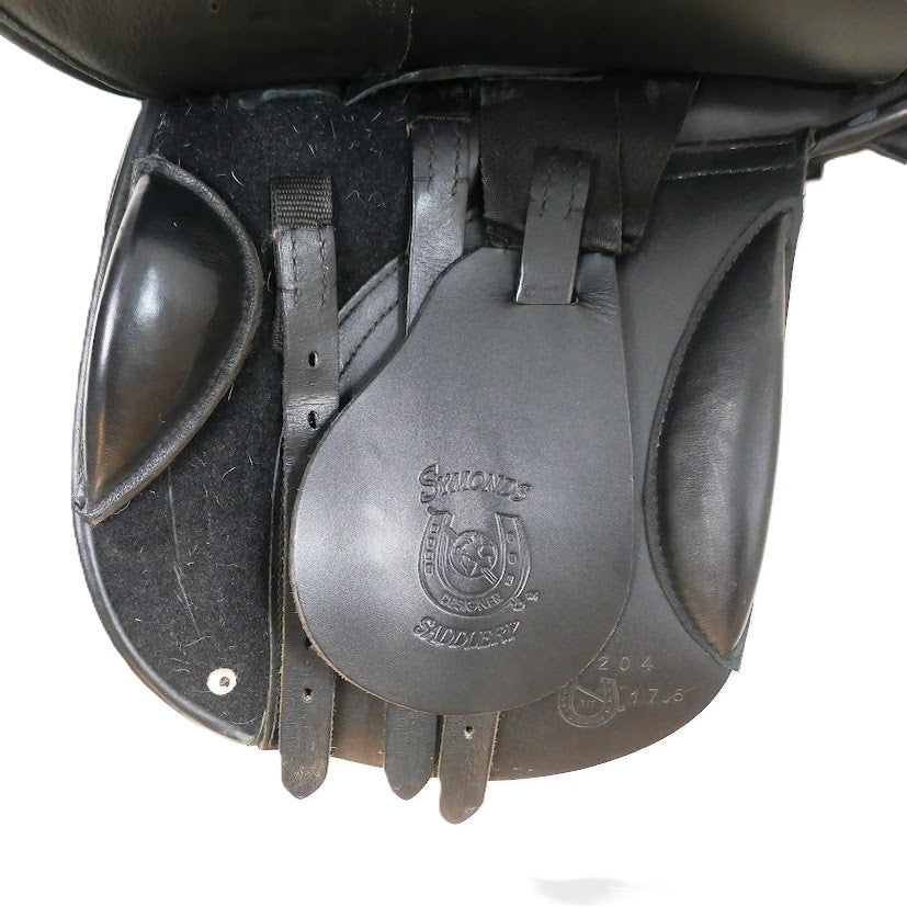 Symonds Saddlery General Purpose Saddle - 17.5" Wide Black TB270