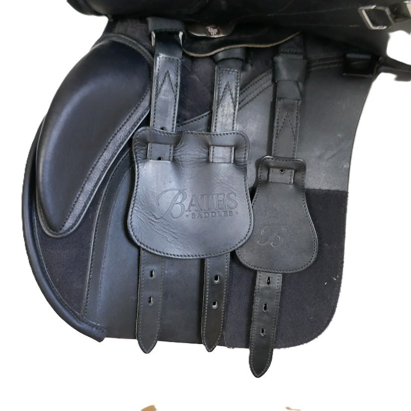 Bates Cair Luxe SC All Purpose Saddle - 17" Adjustable Black TB274