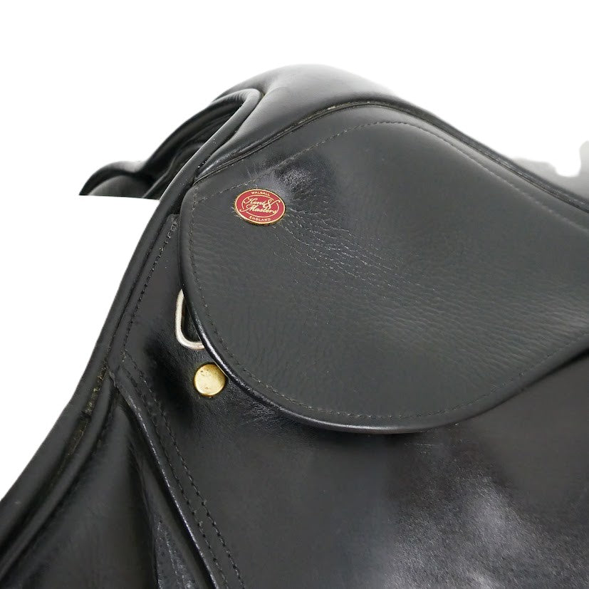 Kent & Masters Jumping Saddle (JU) - 17.5" Adjustable Black TF203