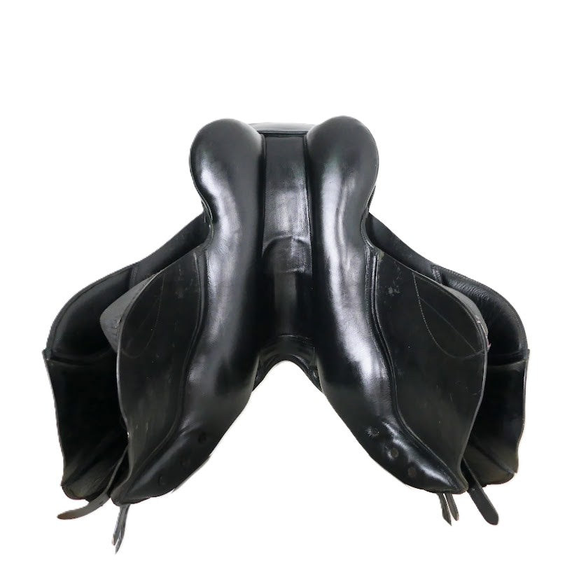Kent & Masters Jumping Saddle (JU) - 17.5" Adjustable Black TF203