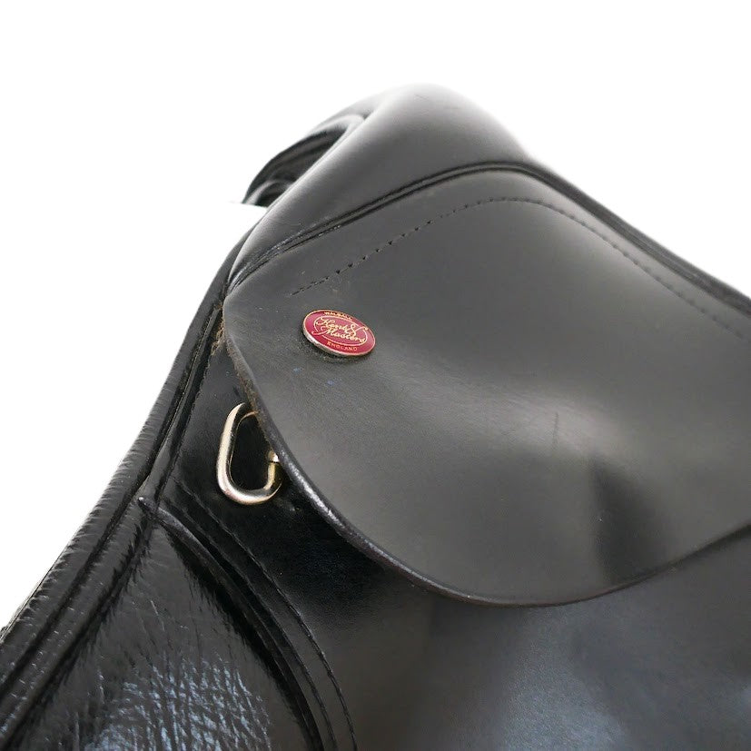Kent & Masters Long Leg Pony Club GP Saddle - 16.5" Adjustable Black TA131
