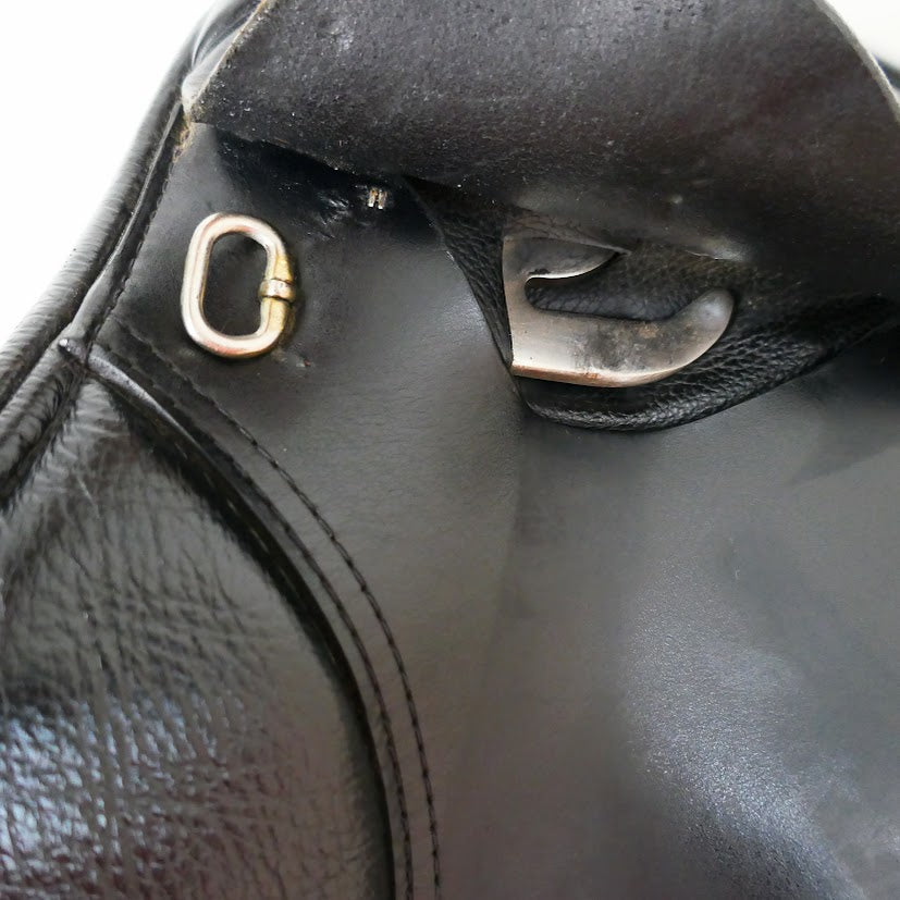 Kent & Masters Long Leg Pony Club GP Saddle - 16.5" Adjustable Black TA131