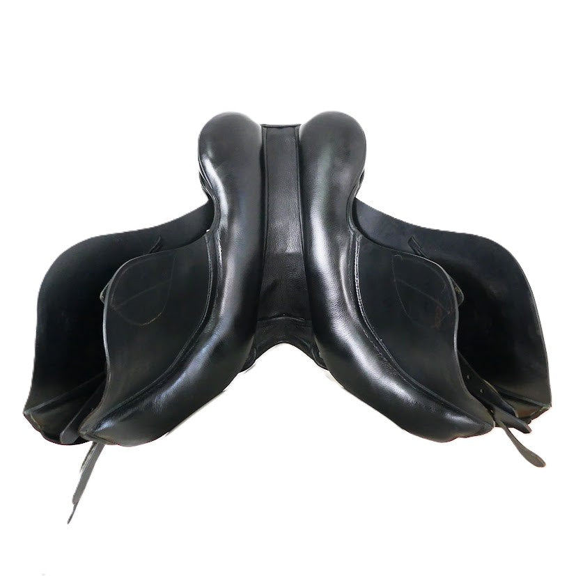 Kent & Masters Long Leg Pony Club GP Saddle - 16.5" Adjustable Black TA131