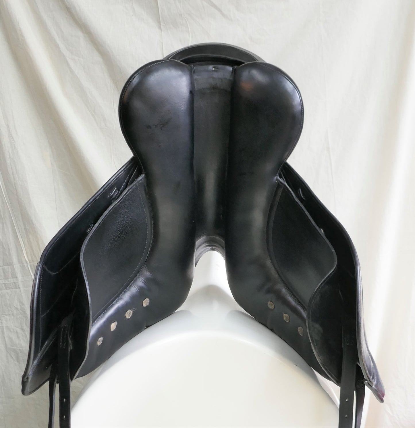 Albion Platinum Royale SLK Dressage Saddle - 17.5" Wide (335) Black D2047