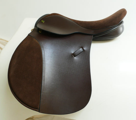 Ideal WHP Saddle - 17.5" Wide (Template) Brown TE3
