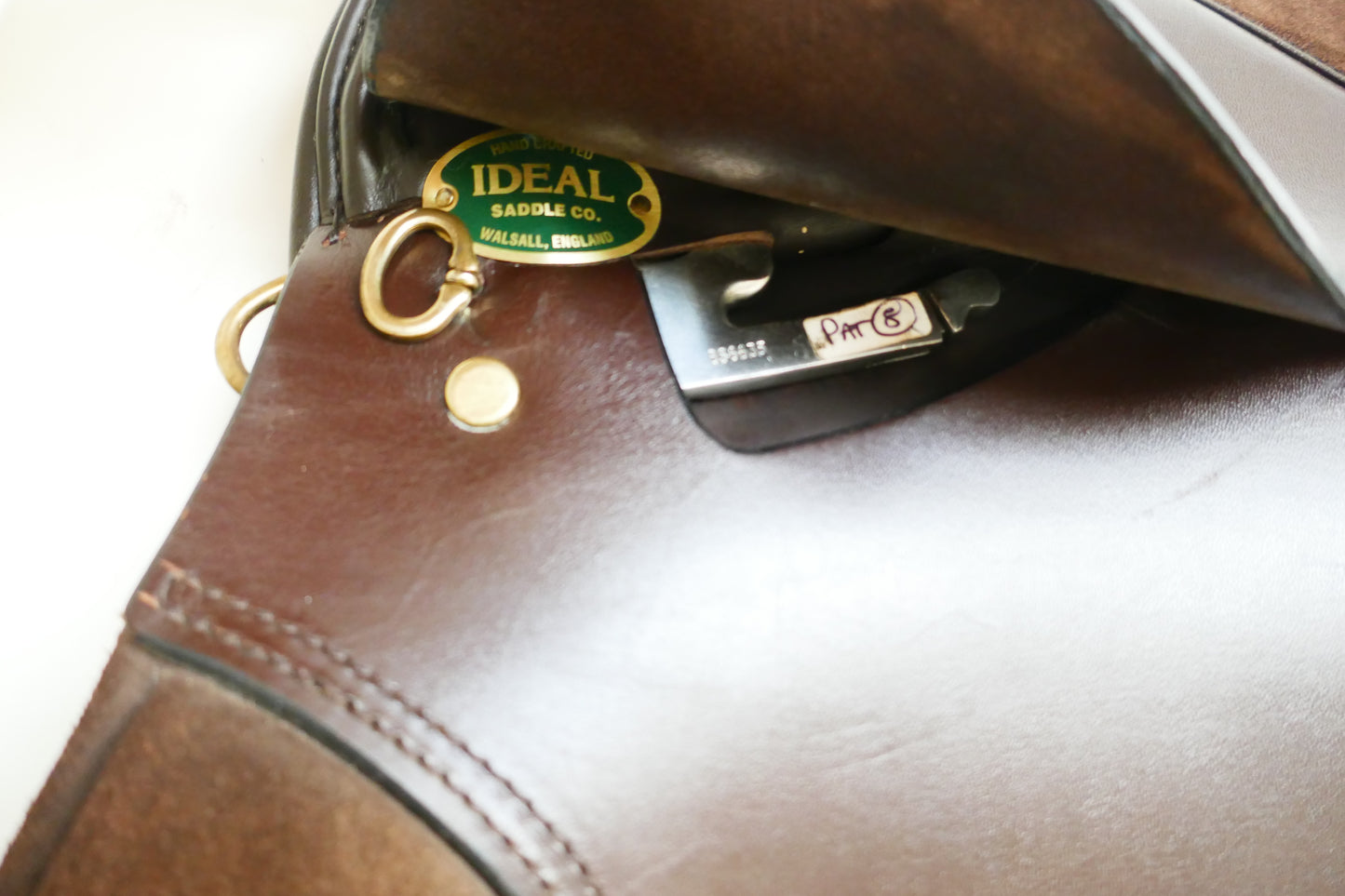 Ideal WHP Saddle - 17.5" Wide (Template) Brown TE3