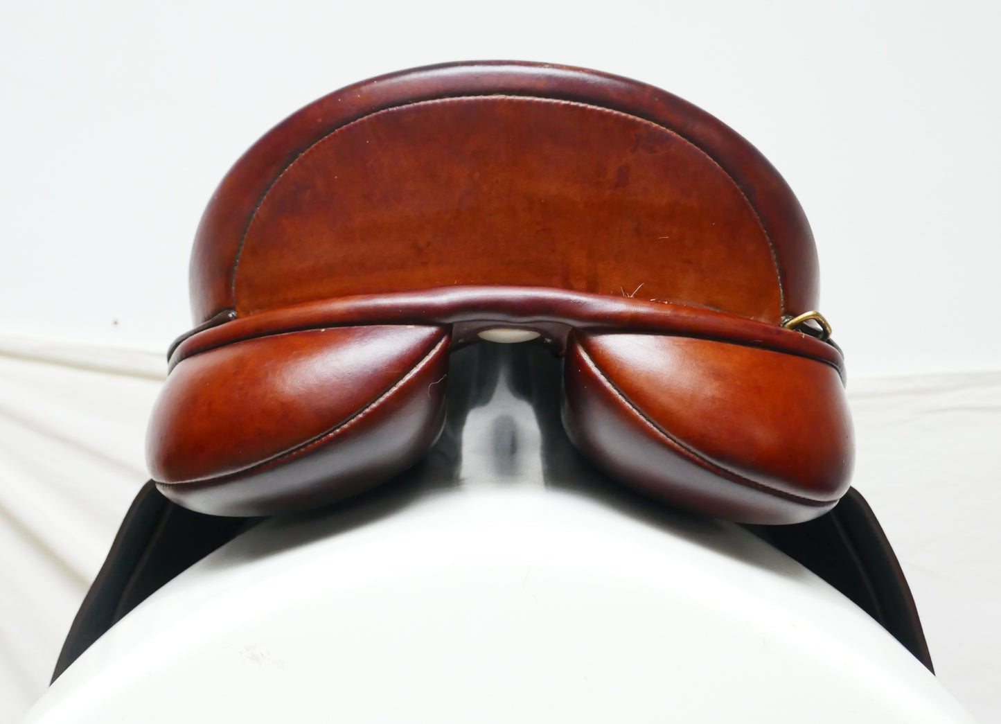 Bates Cair Caprilli AP Saddle - 18" Adjustable Brown TC3