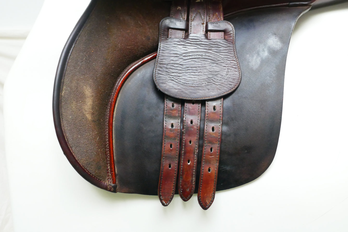 Bates Cair Caprilli AP Saddle - 18" Adjustable Brown TC3