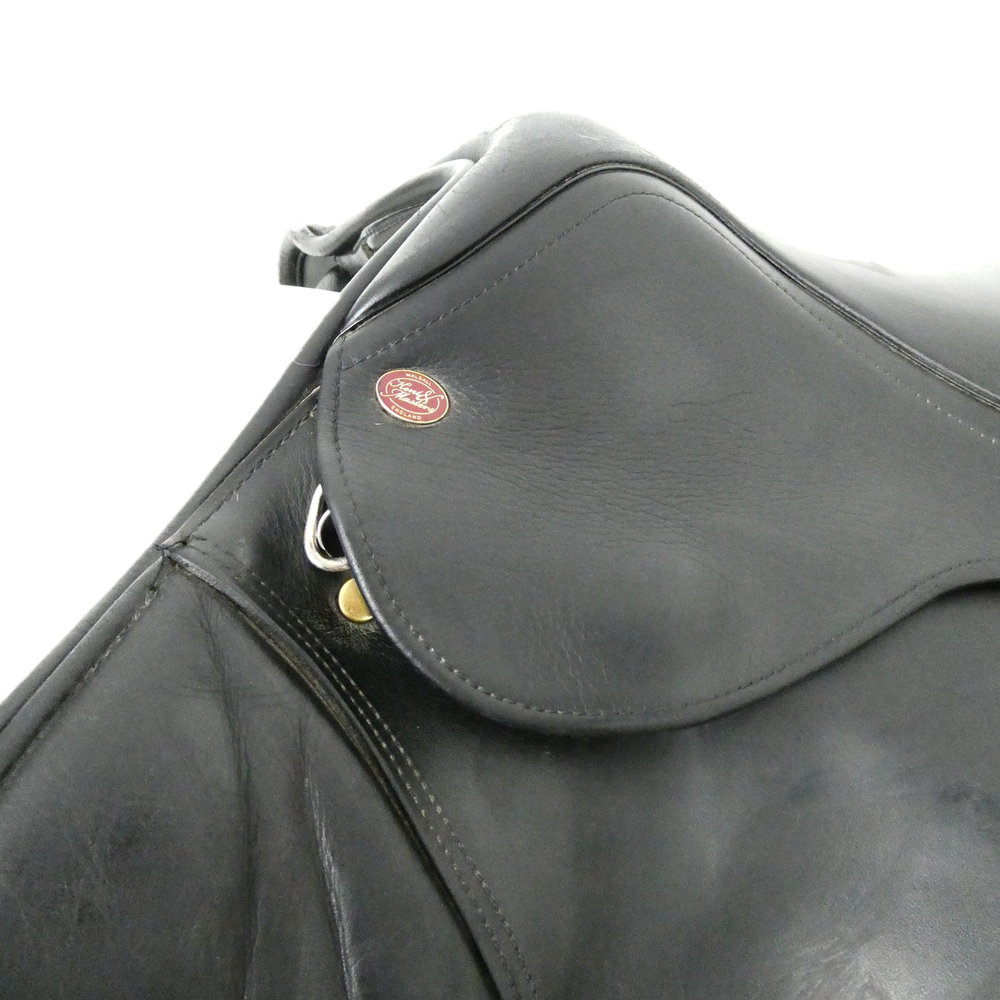 Kent & Masters S-Series Jumping Saddle (JJ) - 17" Adjustable Black TF210