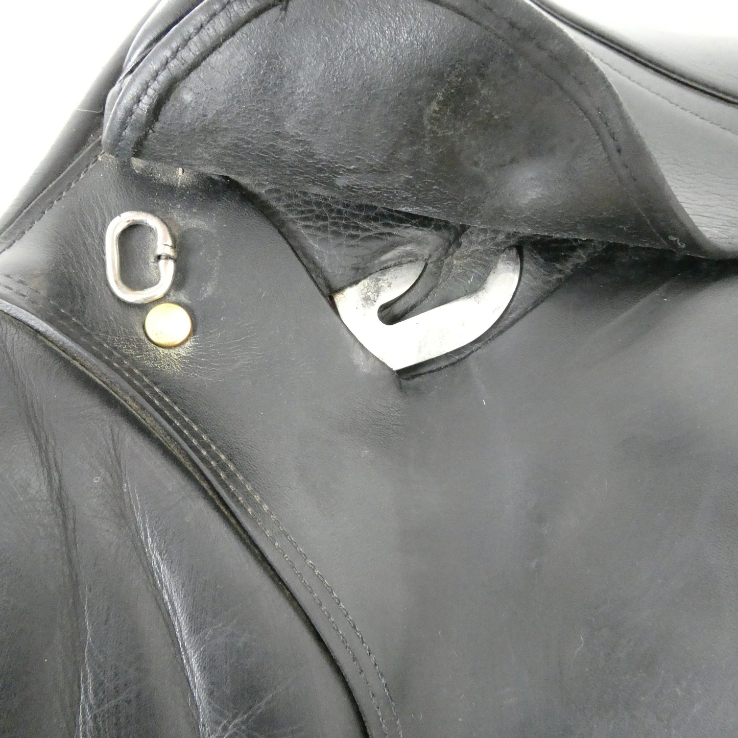 Kent & Masters S-Series Jumping Saddle (JJ) - 17" Adjustable Black TF210