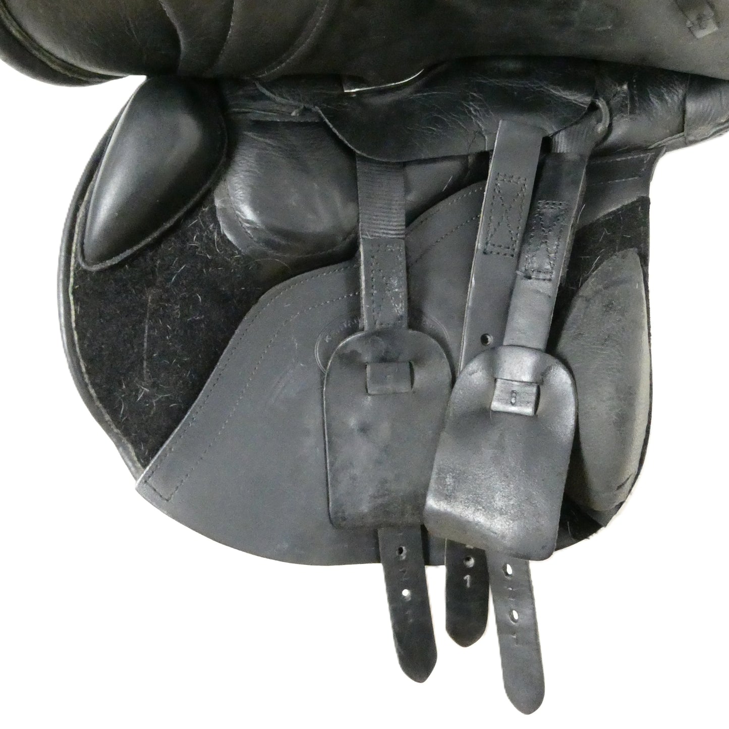 Kent & Masters S-Series Jumping Saddle (JJ) - 17" Adjustable Black TF210