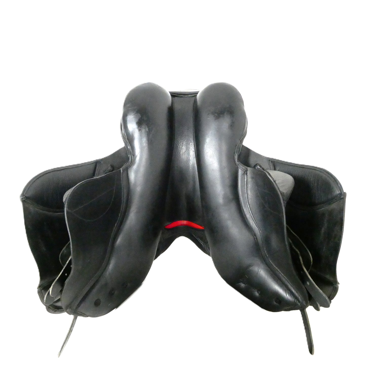 Kent & Masters S-Series Jumping Saddle (JJ) - 17" Adjustable Black TF210