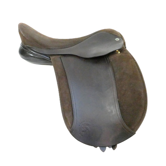 Native Pony Saddle Company Show Saddle - 16" W Brown TE34