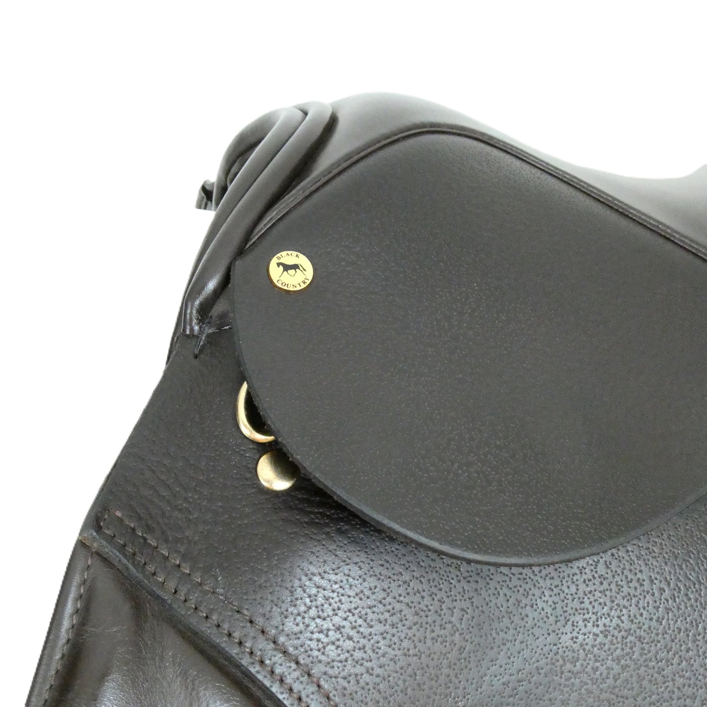 Black Country Grafter Show/Working Hunter Saddle - 17.5" W/XW (Template) Brown TE35