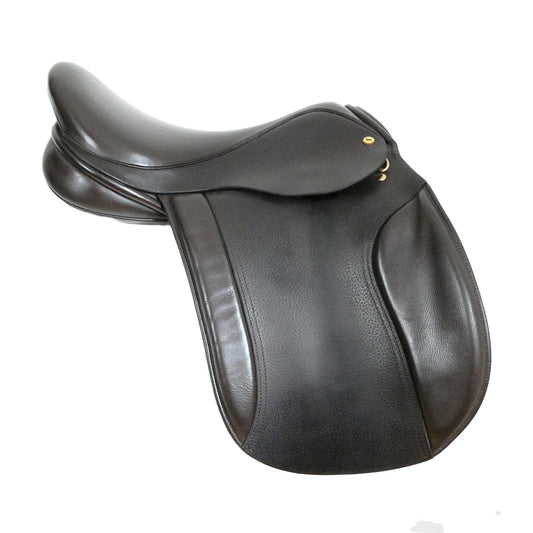 Black Country Grafter Show/Working Hunter Saddle - 17.5" W/XW (Template) Brown TE35