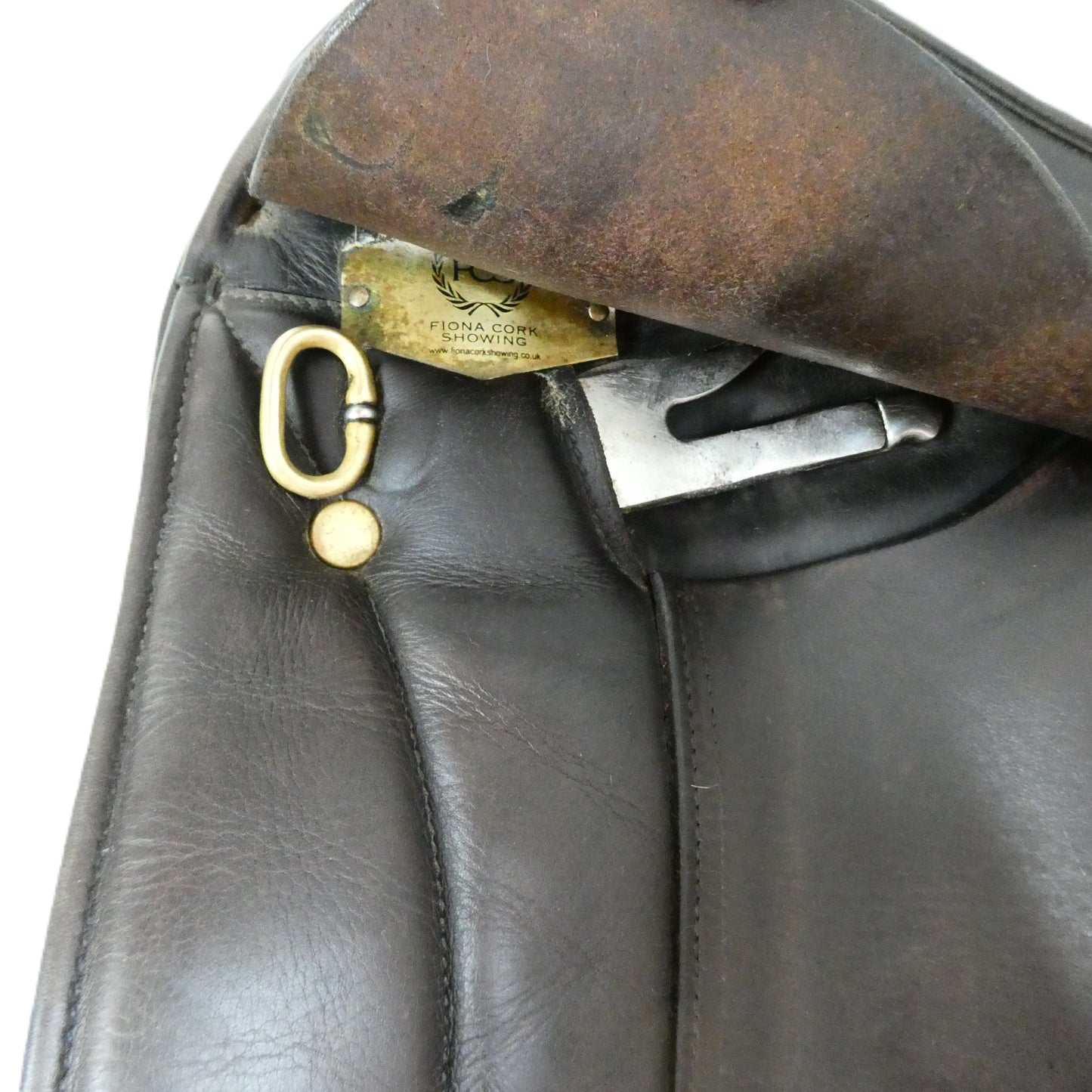 Fiona Cork Showing Original Show Saddle - 16" W Brown TE36