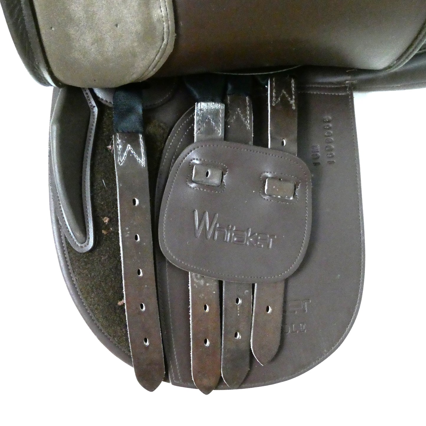 John Whitaker Hebden Show Hunter/VSD Saddle - 16" Adjustable Brown TE37