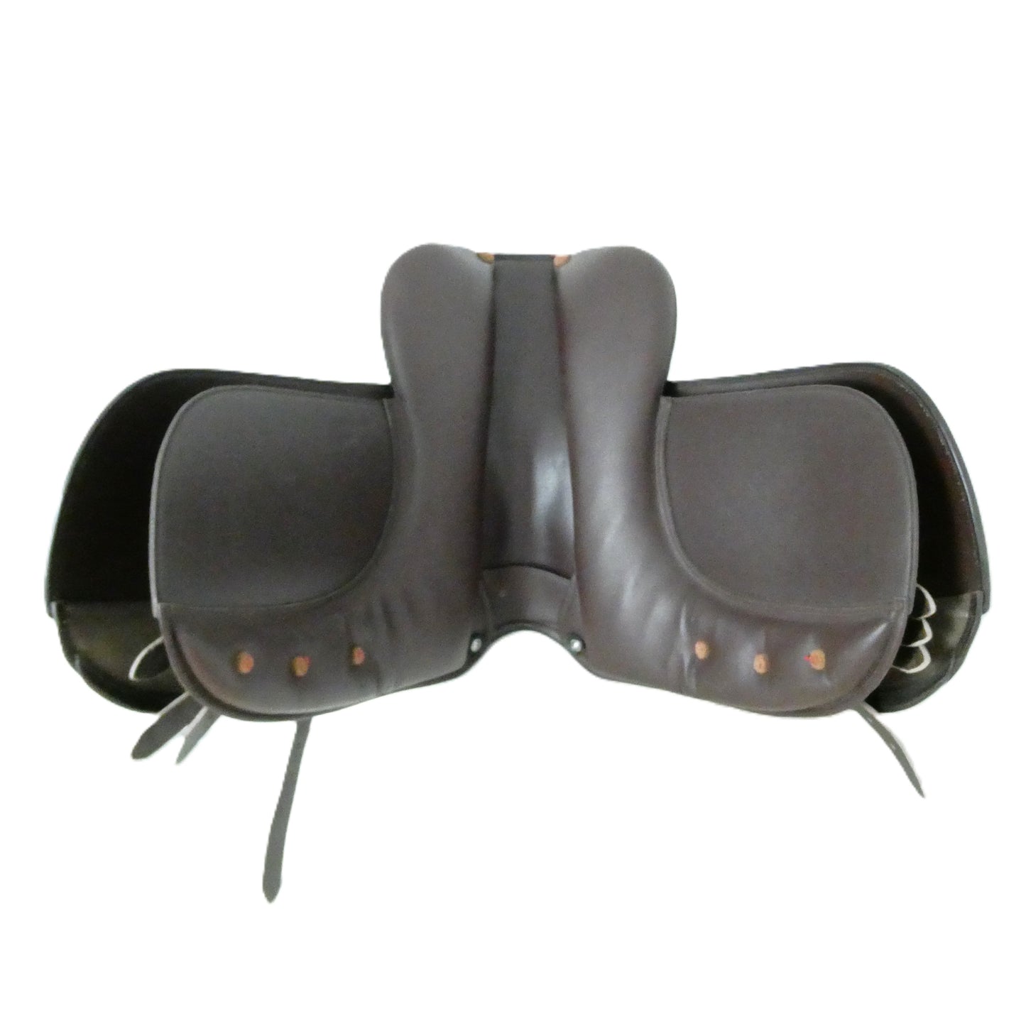 John Whitaker Hebden Show Hunter/VSD Saddle - 16" Adjustable Brown TE37