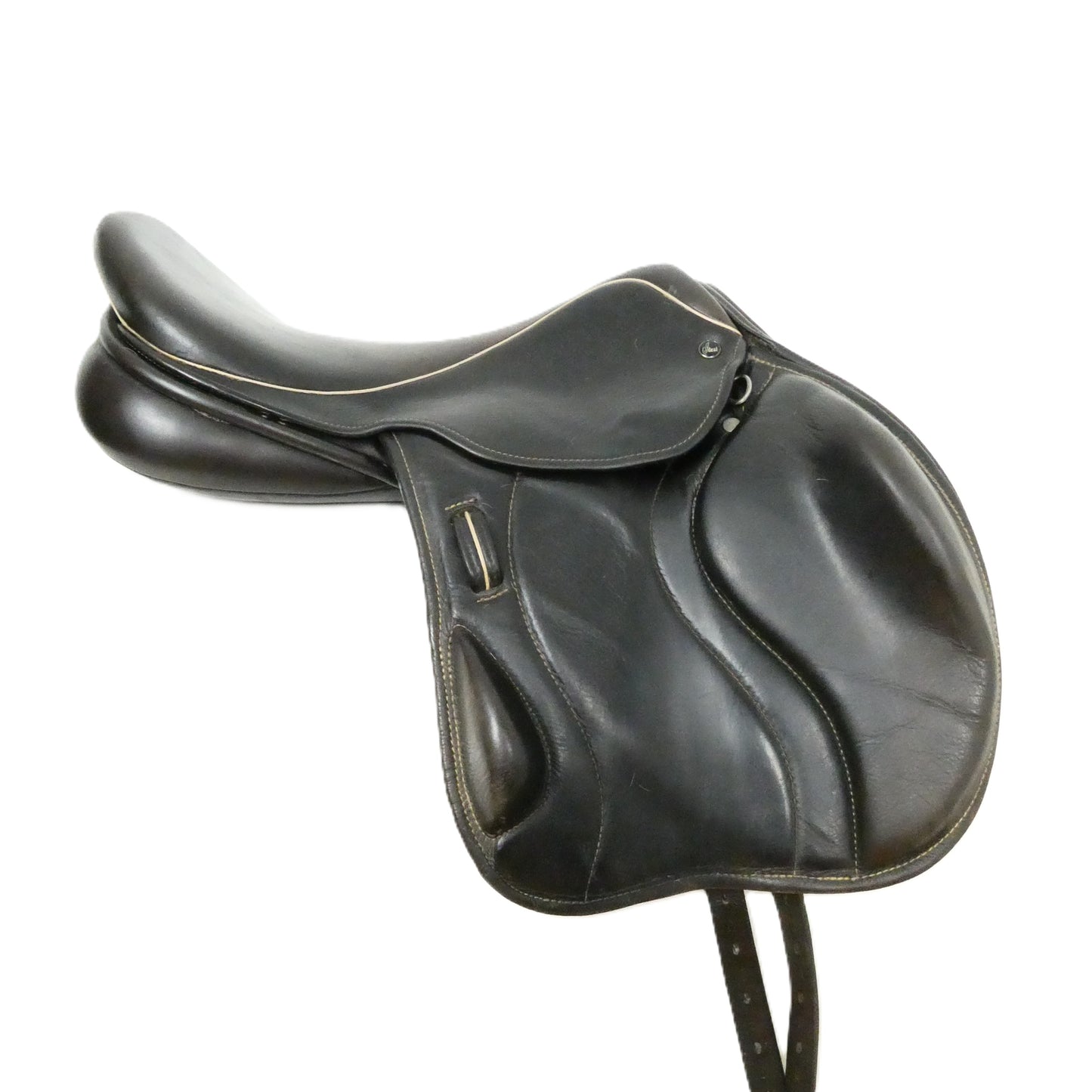 Ideal Impala Professional Monoflap Jumping Saddle - 17.5" Medium-Wide Brown TF216