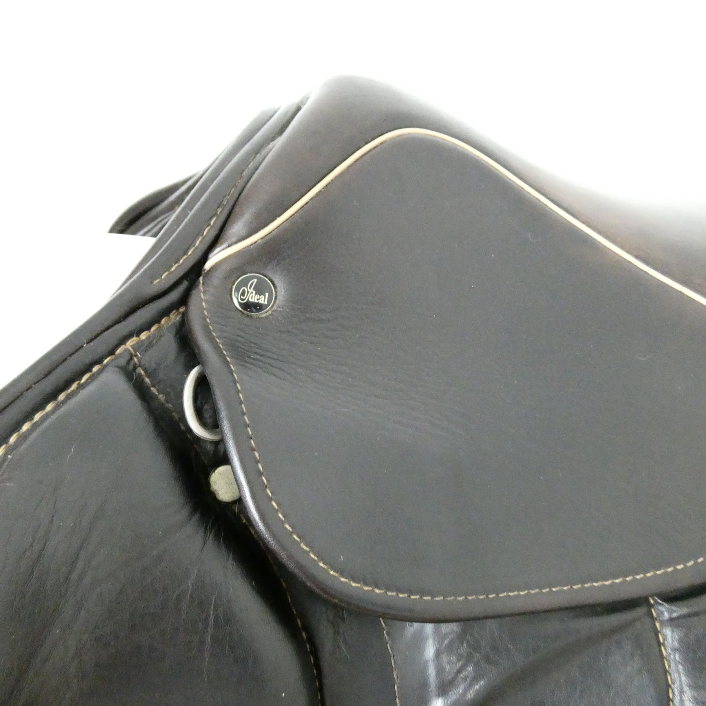 Ideal Impala Professional Monoflap Jumping Saddle - 17.5" Medium-Wide Brown TF216