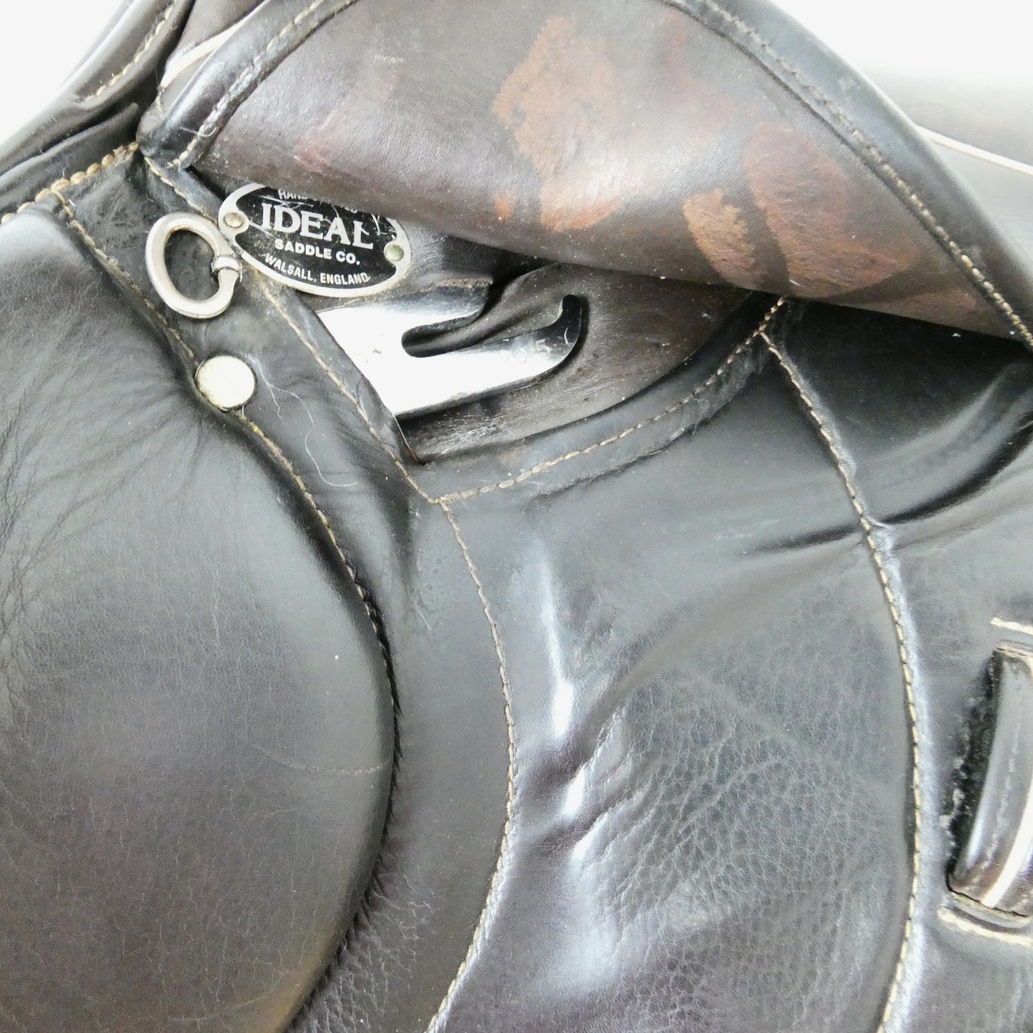Ideal Impala Professional Monoflap Jumping Saddle - 17.5" Medium-Wide Brown TF216