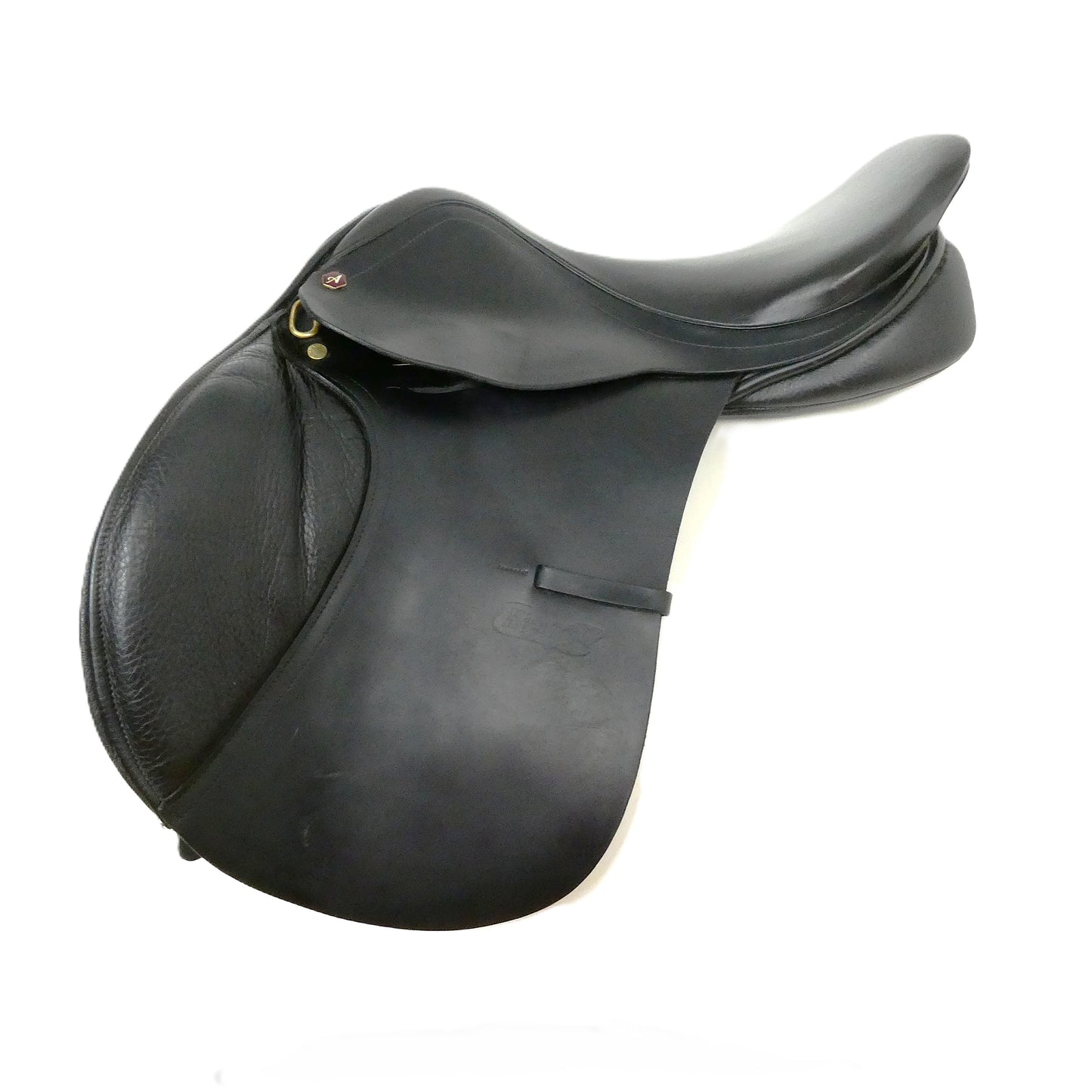 Albion Kontrol D/S Jumping Saddle - 17" Wide Black Adjusta TF217