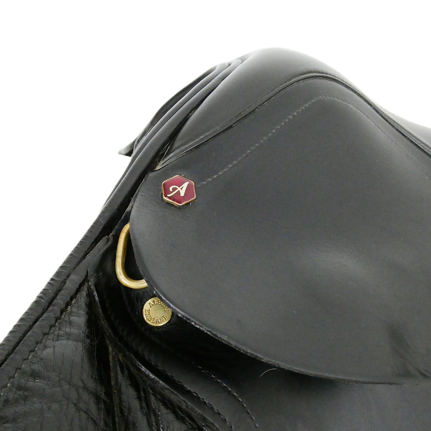 Albion Kontrol D/S Jumping Saddle - 17" Wide Black Adjusta TF217