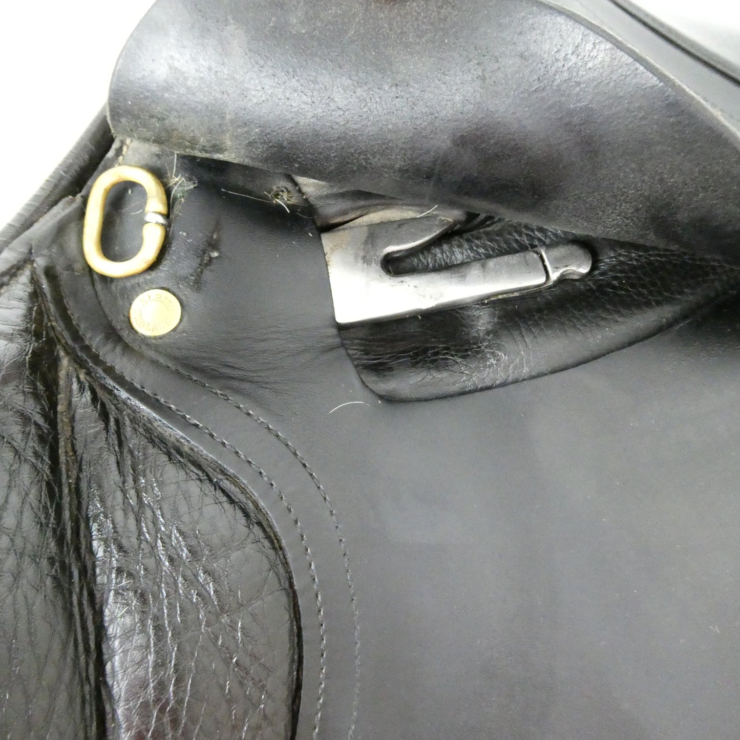 Albion Kontrol D/S Jumping Saddle - 17" Wide Black Adjusta TF217