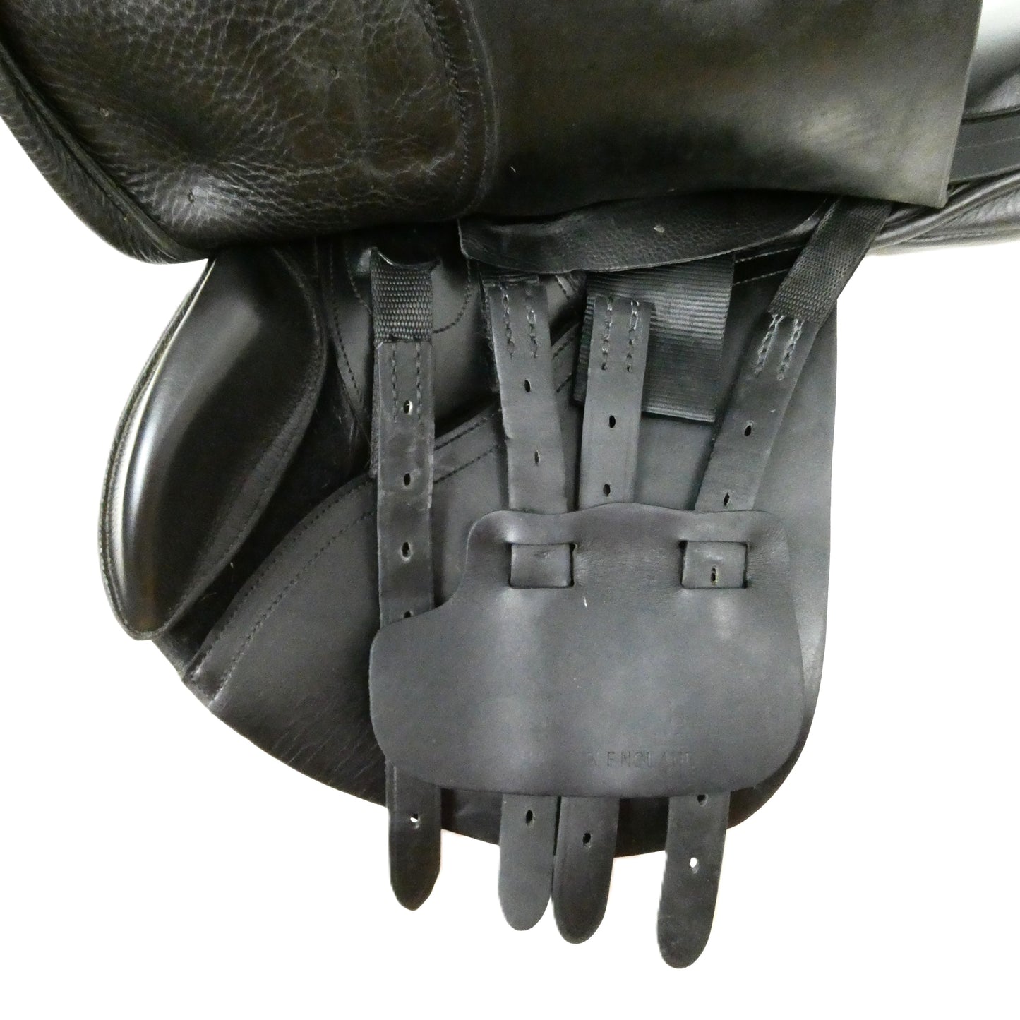 Albion Kontrol D/S Jumping Saddle - 17" Wide Black Adjusta TF217