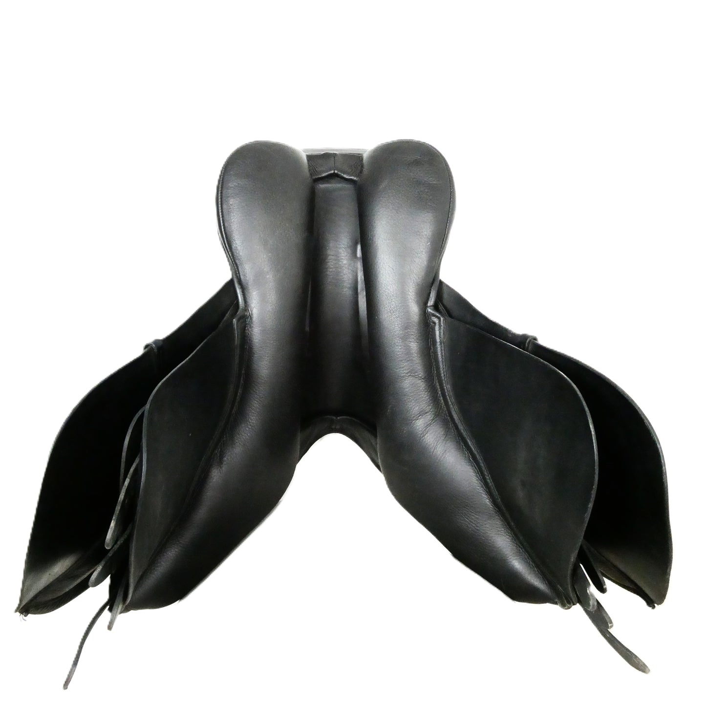 Albion Kontrol D/S Jumping Saddle - 17" Wide Black Adjusta TF217