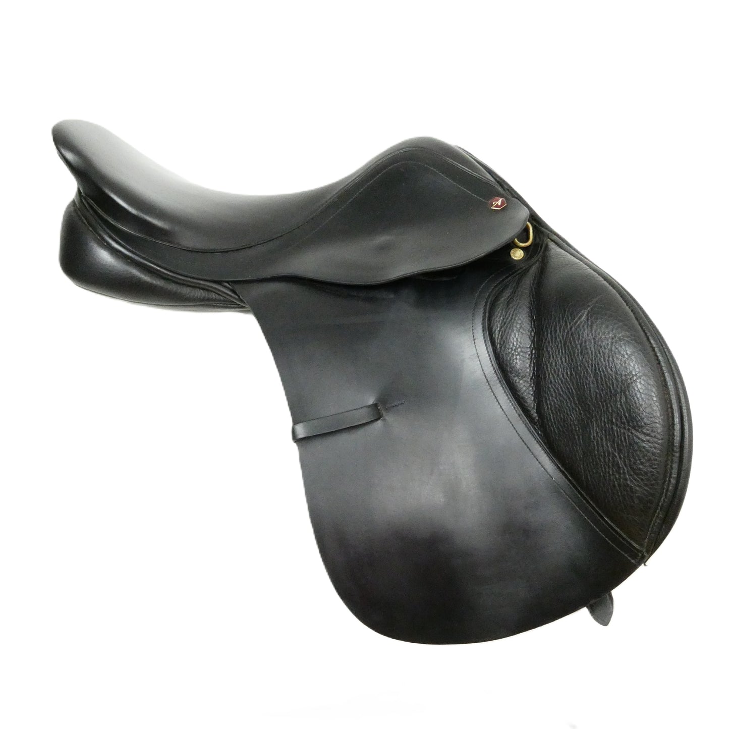 Albion Kontrol D/S Jumping Saddle - 17" Wide Black Adjusta TF217