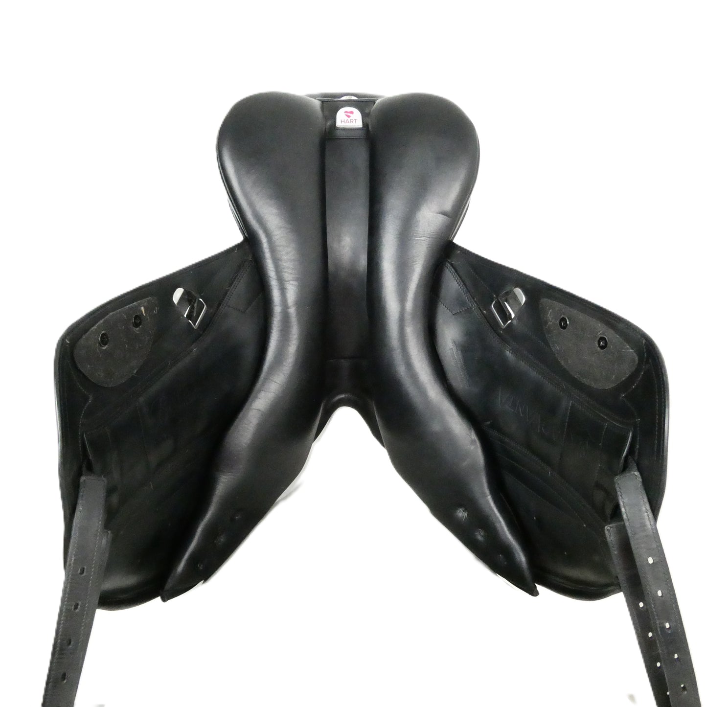Bates Advanta Close Contact Jumping Saddle - 17" Adjustable Black TF218