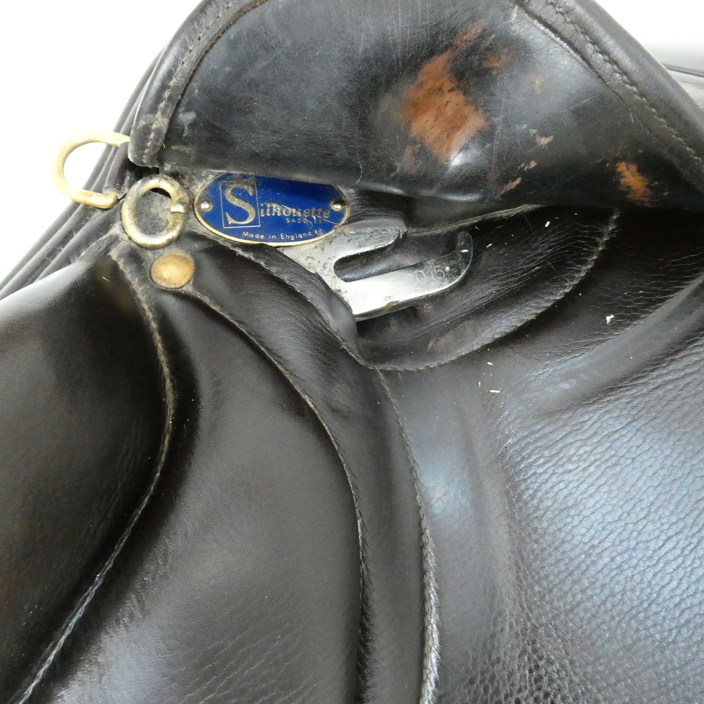 Silhouette Insignia Monoflap Jumping Saddle - 17" Medium-Wide Brown TF220