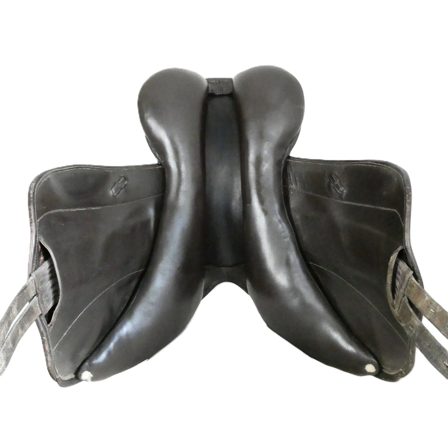 Silhouette Insignia Monoflap Jumping Saddle - 17" Medium-Wide Brown TF220