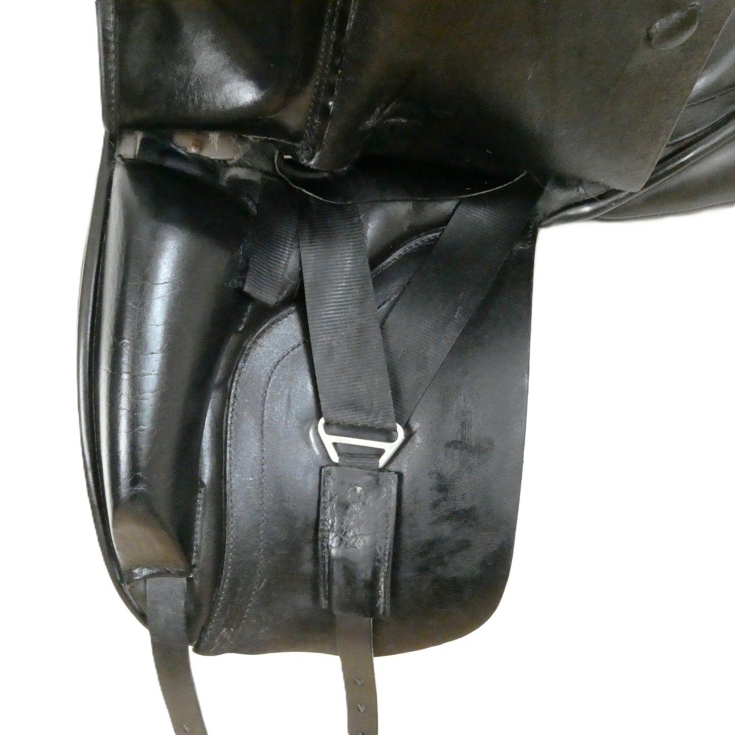 Ideal Suzannah Dressage Saddle - 17.5" Medium-Wide Black Memel Leather TD168