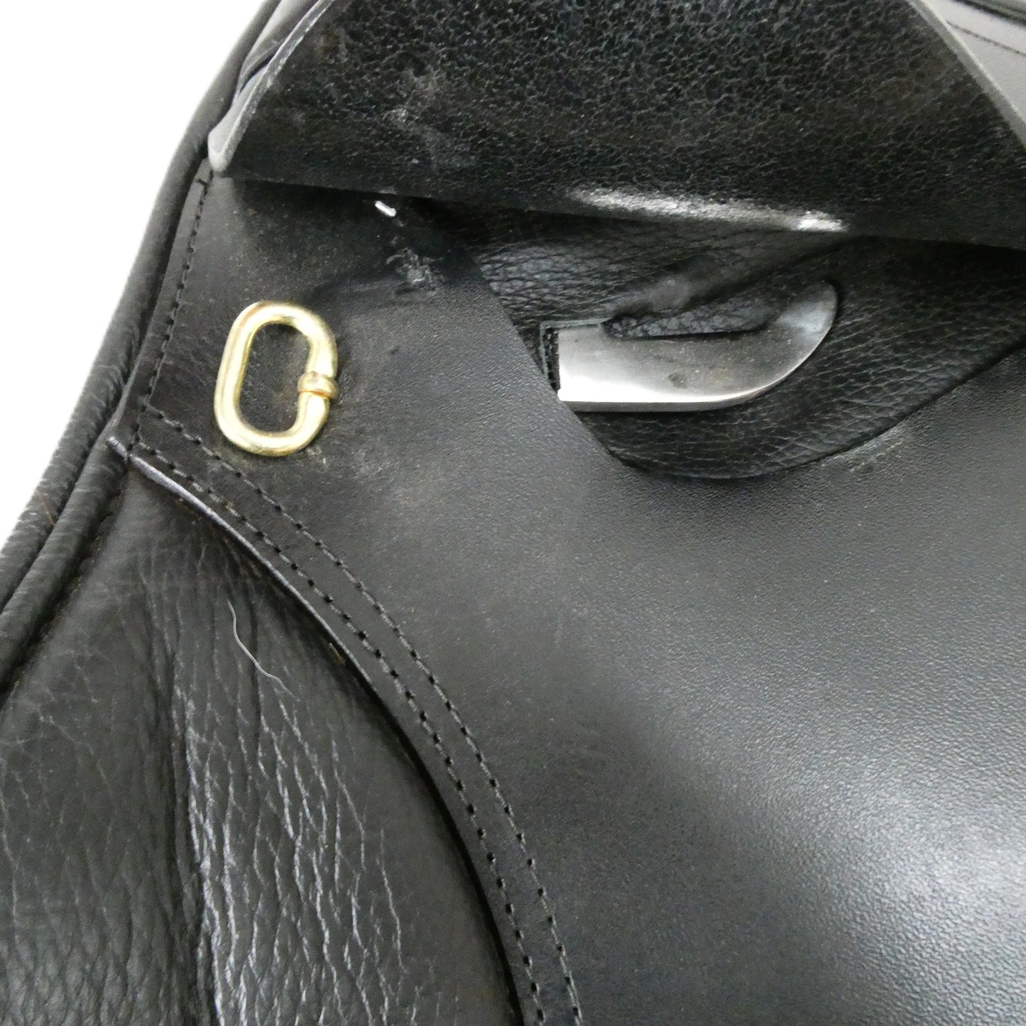 Kent & Masters Long Leg Pony Club GP Saddle - 16.5" Adjustable Black TA148