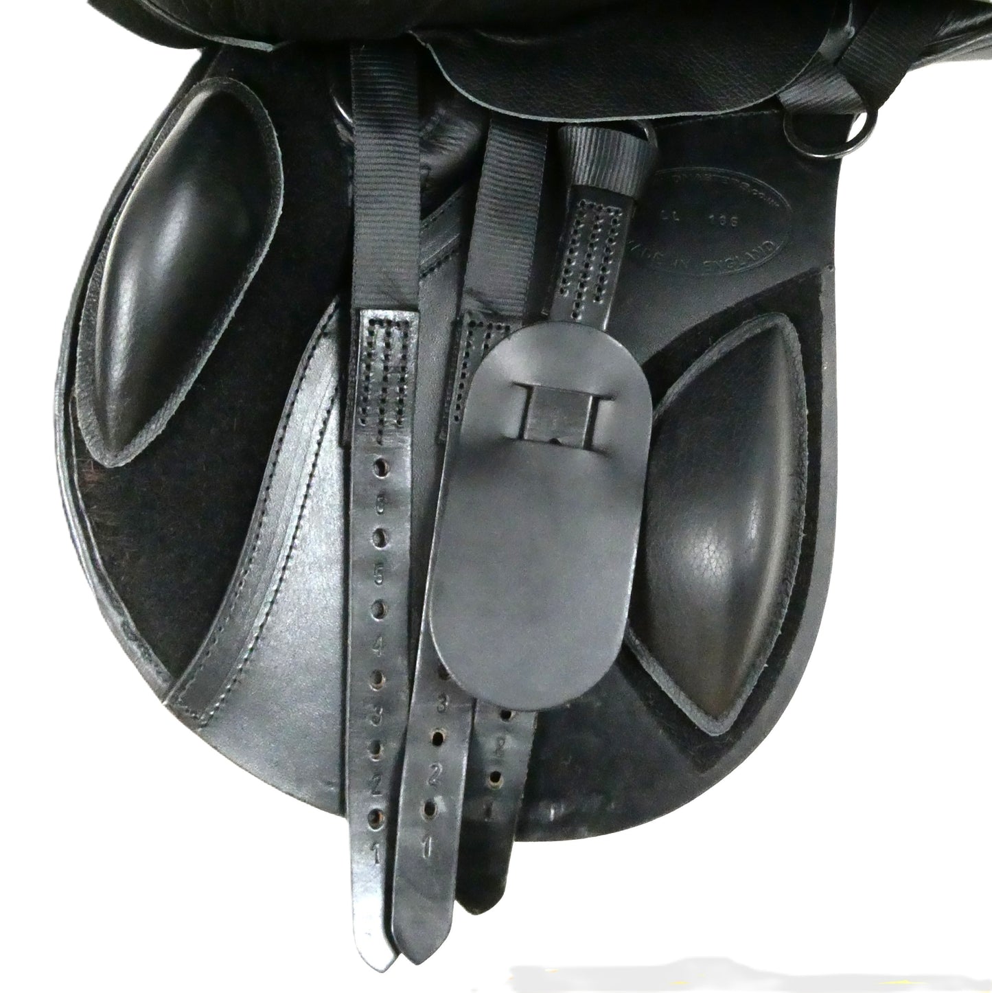 Kent & Masters Long Leg Pony Club GP Saddle - 16.5" Adjustable Black TA148