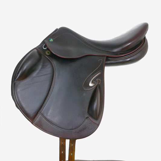 Prestige Passion K Monoflap Jumping Saddle - 17" 34 Brown TF158