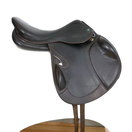 Prestige Passion K Monoflap Jumping Saddle - 17" 34 Brown TF158