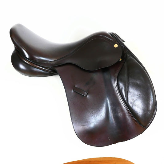 Ideal Grandee Elite Jumping Saddle - 17.5" Medium-Wide Brown TF80