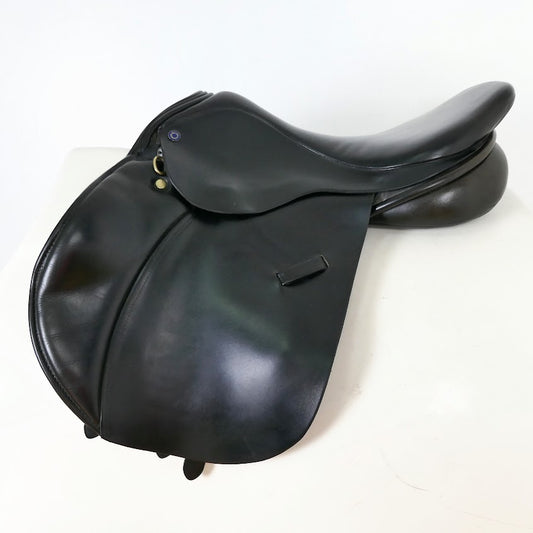 Ideal Impala 1450 Jumping Saddle - 17.5" Medium Black TF106