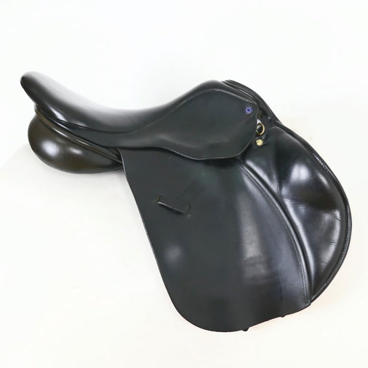 Ideal Impala 1450 Jumping Saddle - 17.5" Medium Black TF106