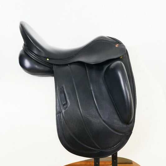 Albion Fabrento Dressage Saddle - 17.5" Extra Wide Black TD111