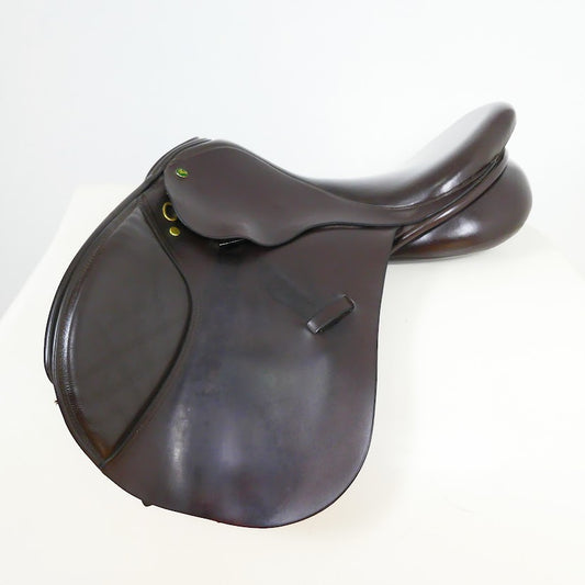 Ideal Grandee Elite Jumping Saddle - 17.5" Medium Brown TF164