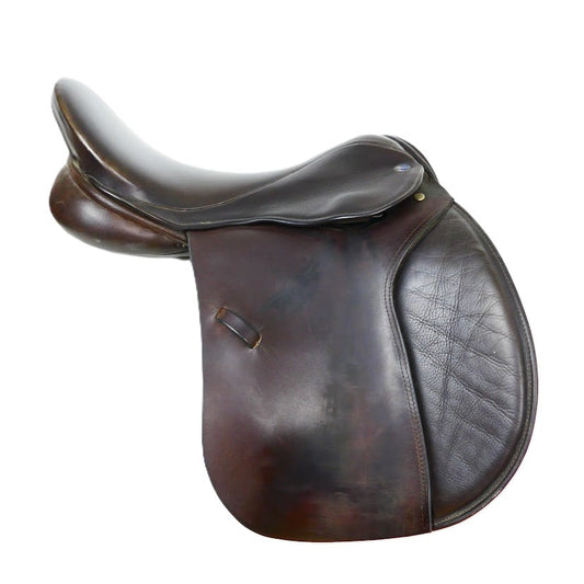 Silhouette VSD Saddle - 17.5" Extra-Wide Brown TB209